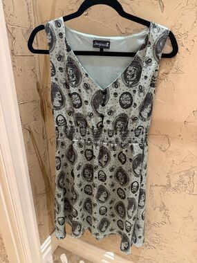 Sourpuss Foam Green Gothic Dress